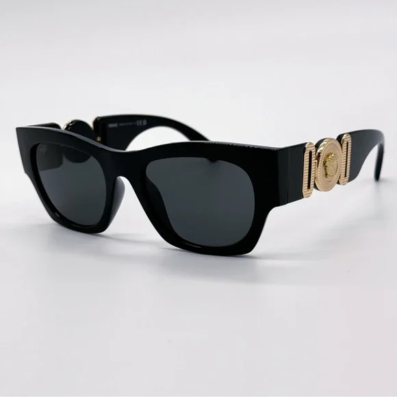 NEW MOD 4479U GB1/87 VERSACE BLACK SQUARE VE4479U GB187 WOMEN SUNGLASSES NEW VERSACE VE4479U GB187 BLACK CAT EYE MOD 4479U GB1/87  main image 3